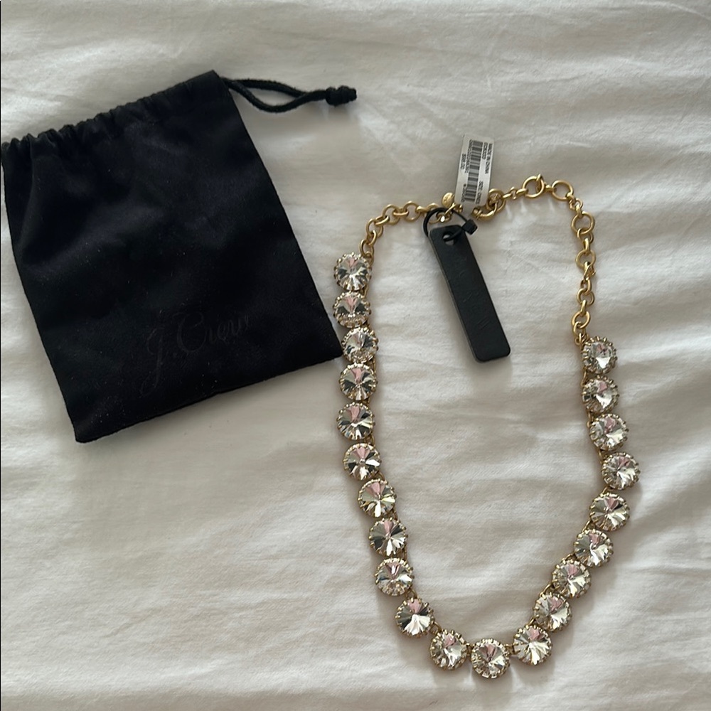 NWT J.Crew Bezel Necklace